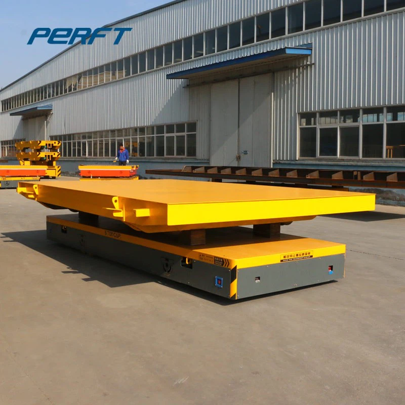 China Supply Electric Rail Mover Cart Heavy Duty Remote Control 10 Ton 20 Tons Rail Transfer Trolley