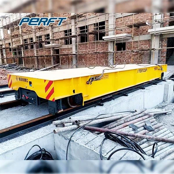 BDG 10 Ton Low Voltage Rail Transfer Cart For Outdoor